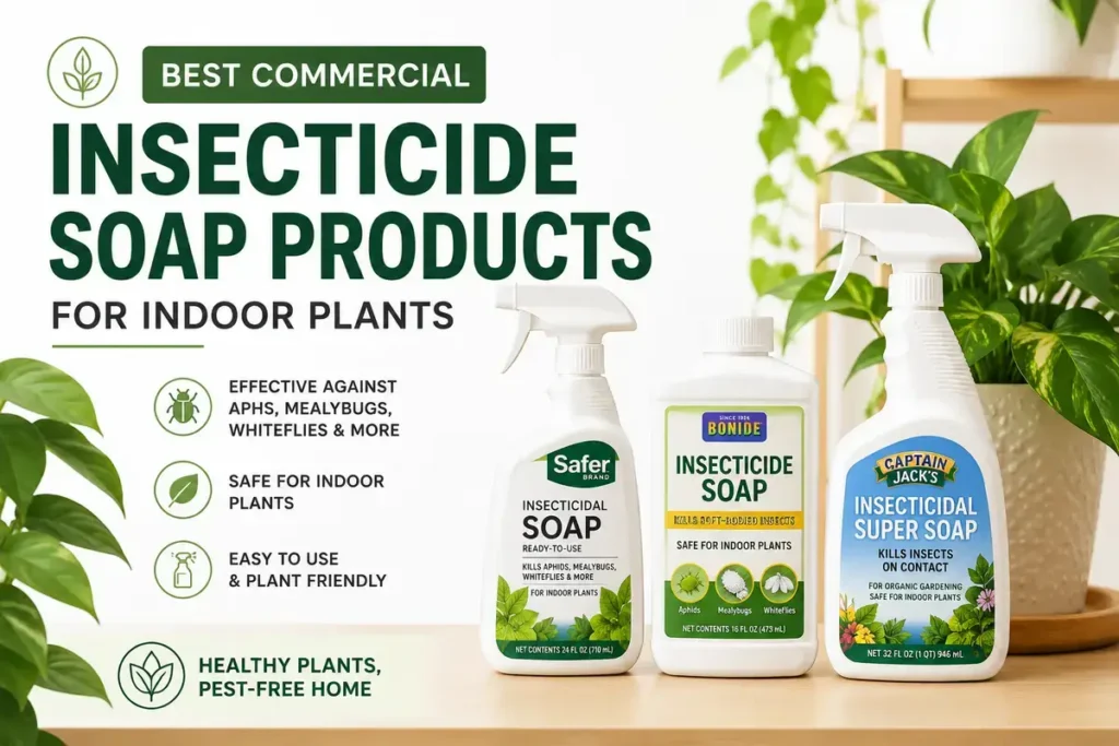 Best Commercial Insecticide Soap Products for Indoor Plants