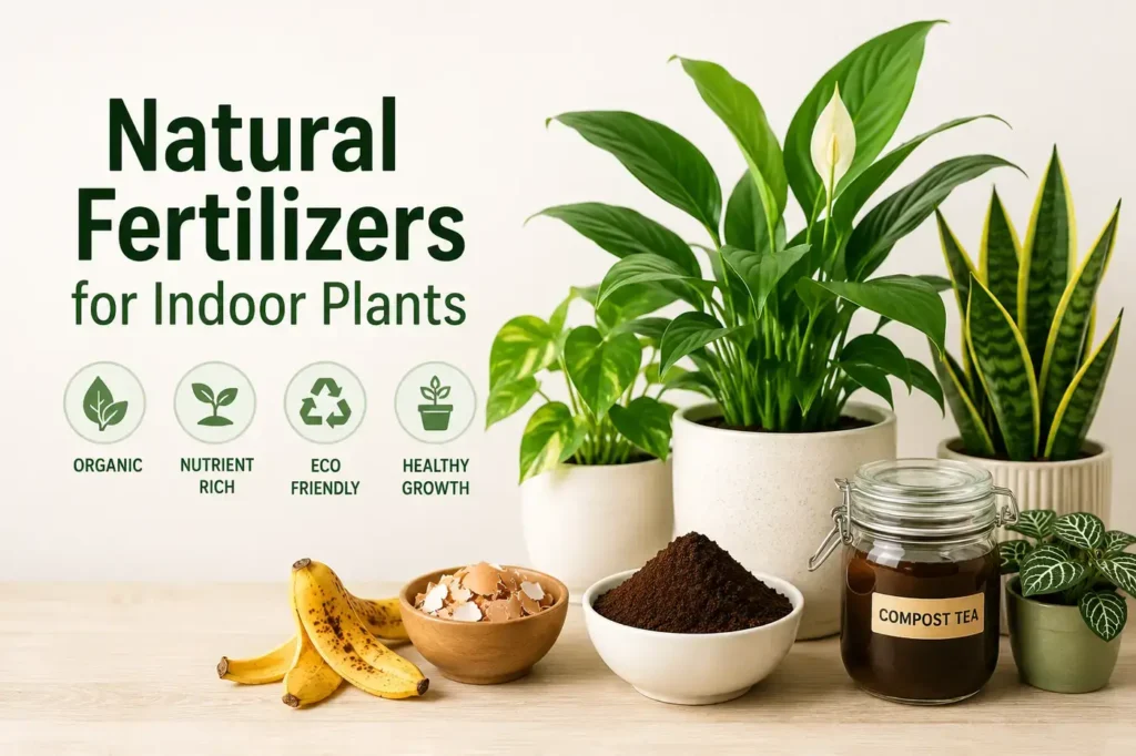 Best Natural Fertilizers for Indoor Plants That Actually Work