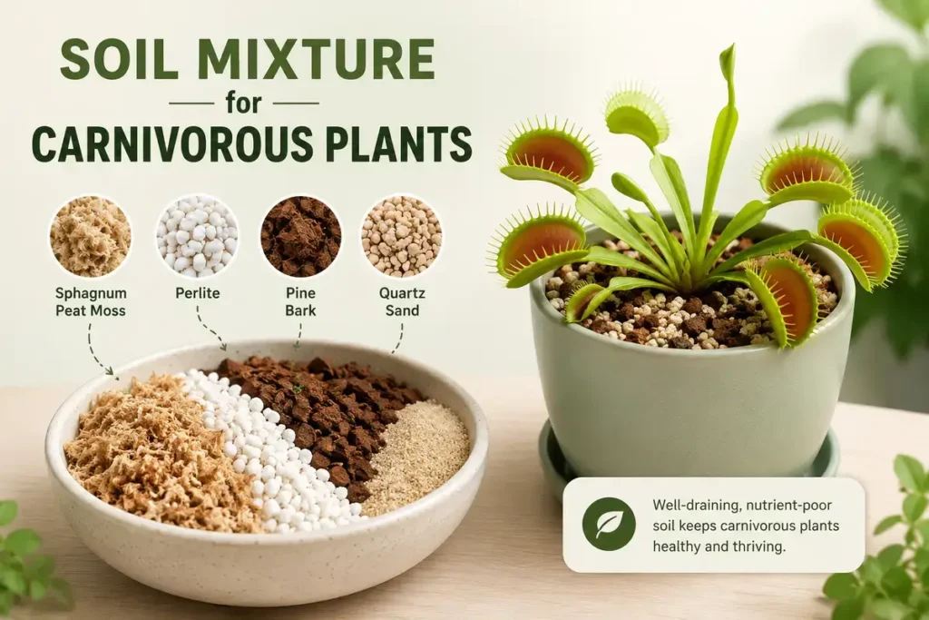 Best Soil Mixture for Indoor Plants Carnivorous Plants