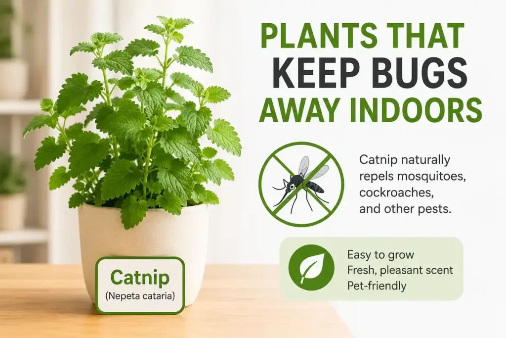 Catnip Plants That Keep Bugs Away Indoors Naturally and Effectively