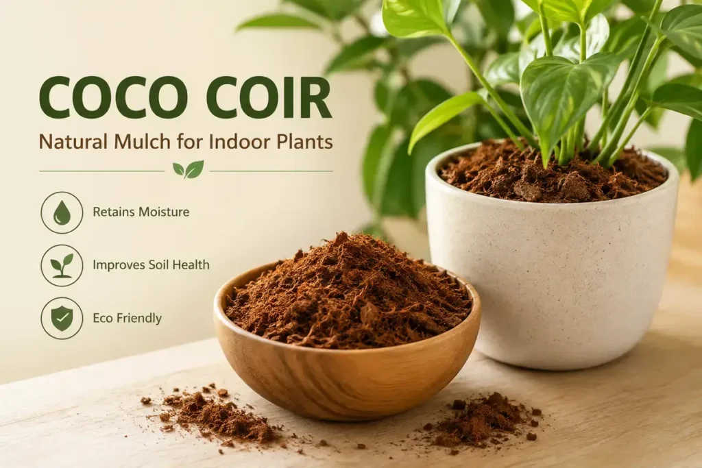 Mulch for Indoor Plants Coco Coir