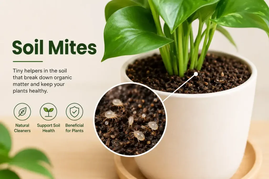 Common Indoor Plant Insects in Soil Soil Mites