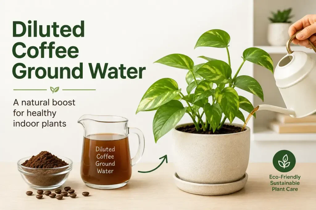 Coffee Grounds for Indoor Plants Diluted Coffee Ground Water