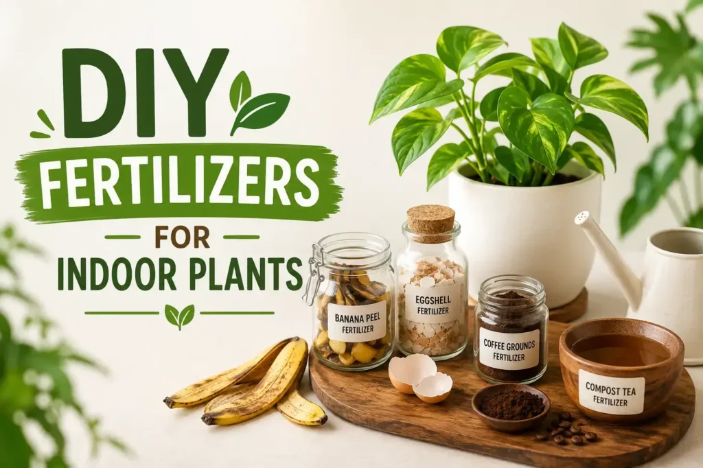 9 DIY Fertilizers for Indoor Plants That Cost Almost Nothing