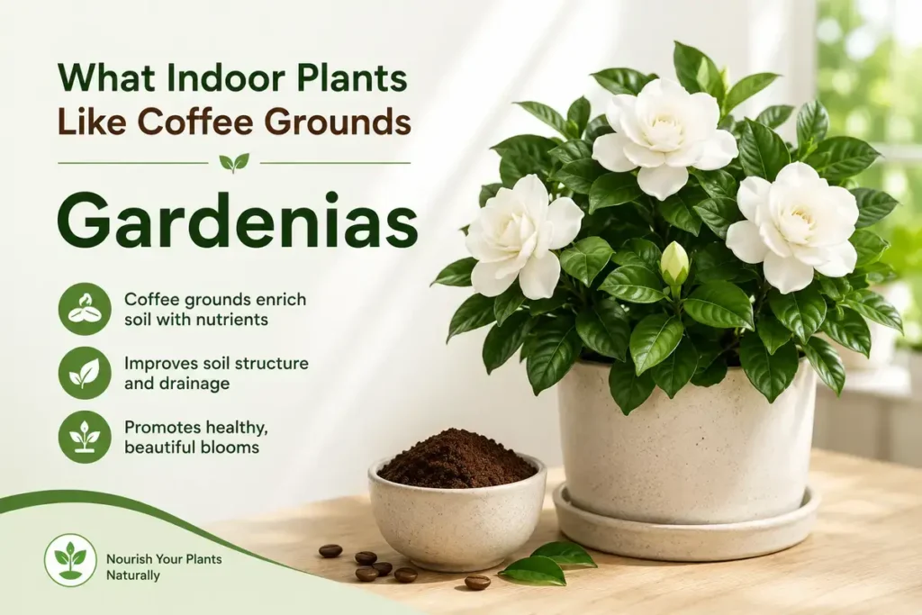 What Indoor Plants Like Coffee Grounds Gardenias