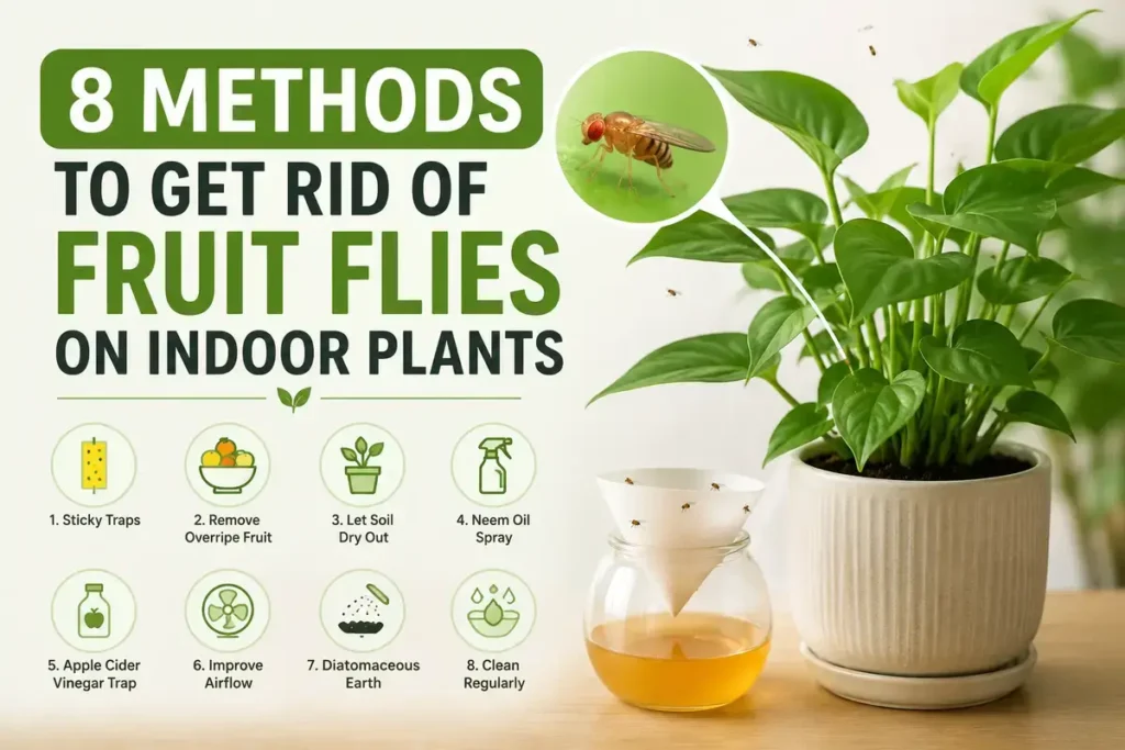 8 Methods to Get Rid of Fruit Flies on Indoor Plants