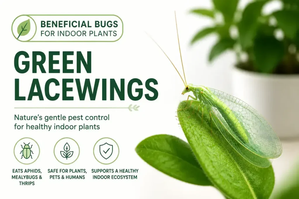 Green Lacewings Beneficial Bugs for Indoor Plants