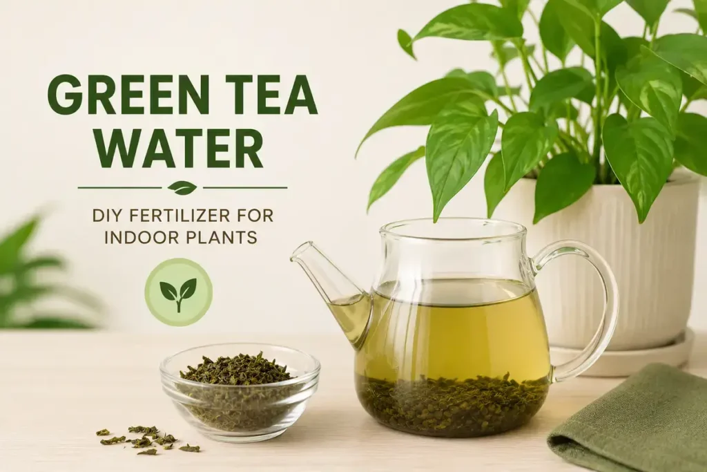 DIY Fertilizers for Indoor Plants Green Tea Water