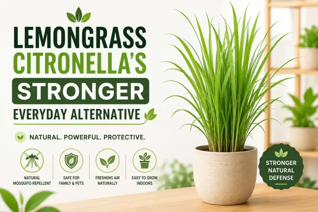 Lemongrass Citronella's Stronger Everyday Alternative Indoor Plants That Repel Bugs