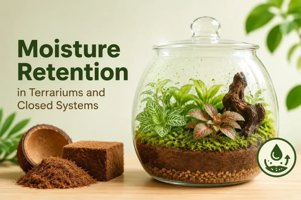 Coconut Coir for Indoor Plants Moisture Retention