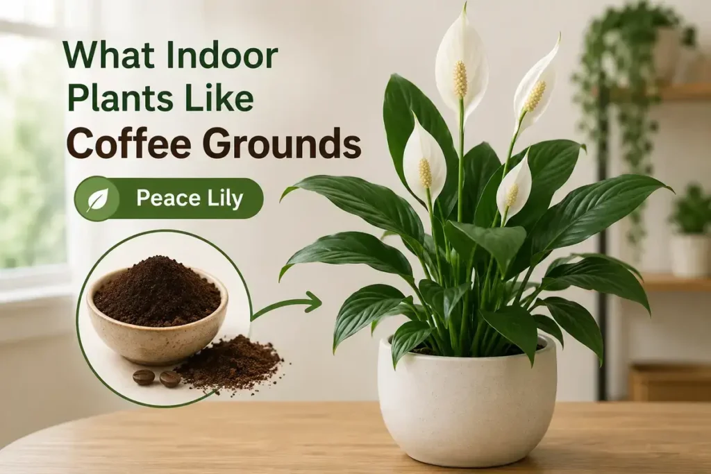 What Indoor Plants Like Coffee Grounds Peace Lily
