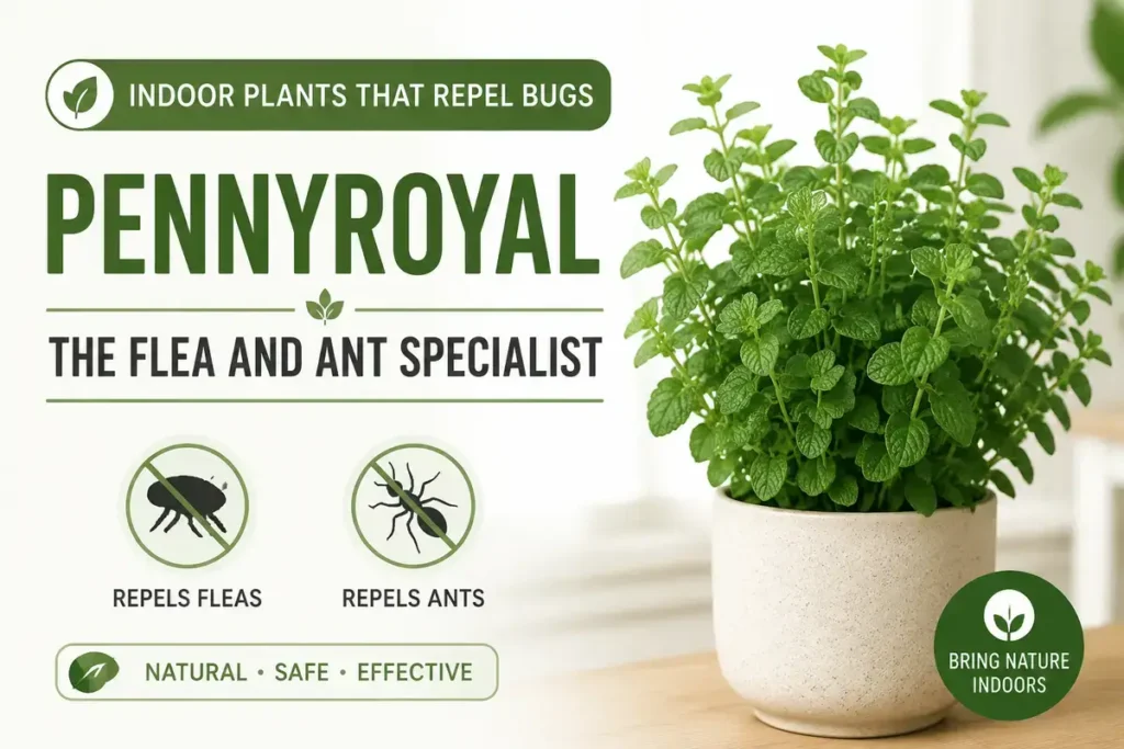 Pennyroyal The Flea and Ant Specialist Indoor Plants That Repel Bugs