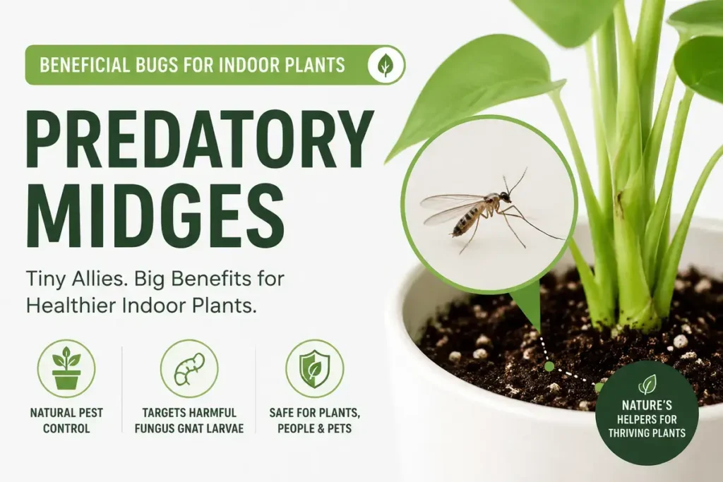 Predatory Midges Beneficial Bugs for Indoor Plants