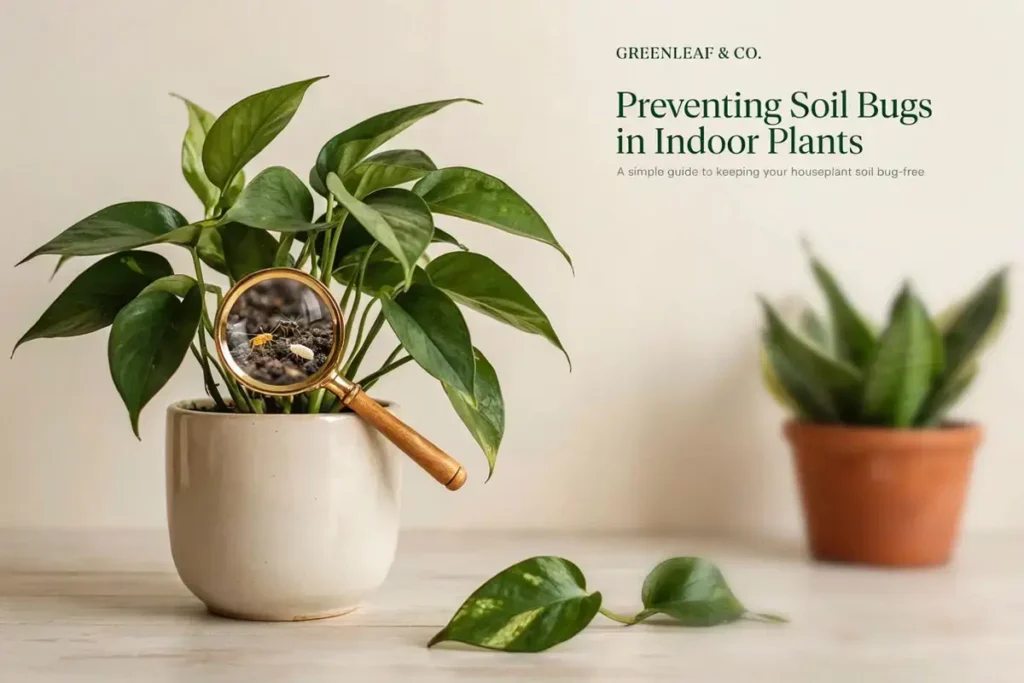 Preventing Soil Bugs in Indoor Plants Bugs in Indoor Plant Soil