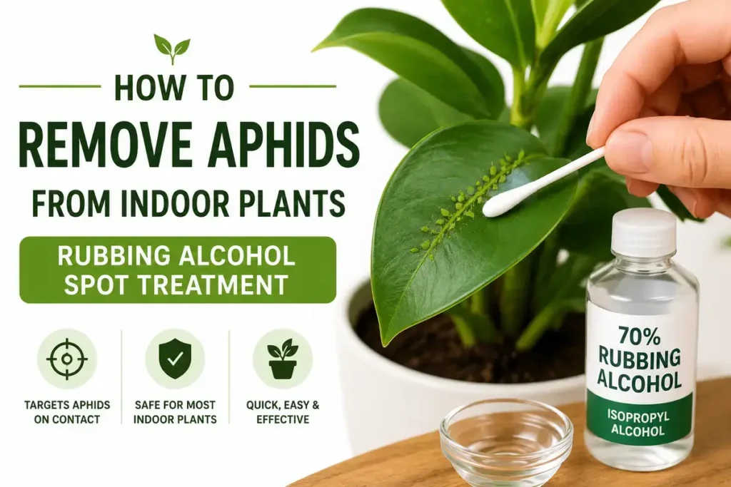 Rubbing Alcohol Spot Treatment How to Remove Aphids From Indoor Plants