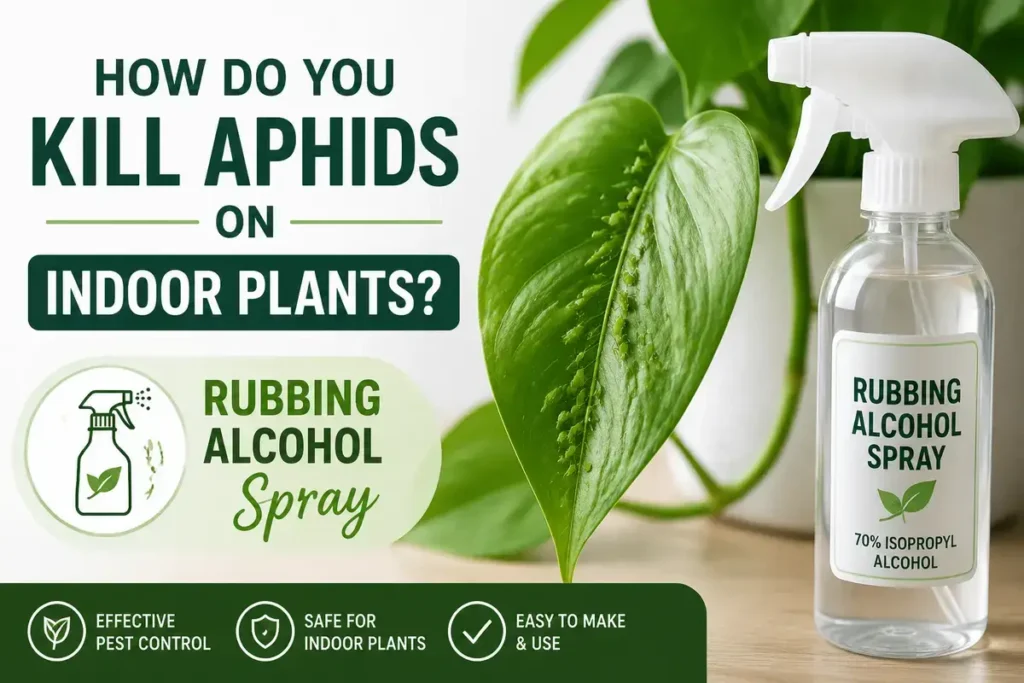 Rubbing Alcohol Spray How Do You Kill Aphids on Indoor Plants