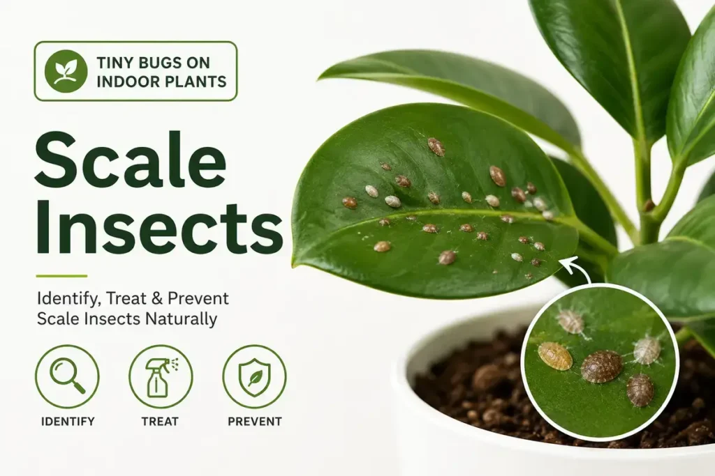 Scale Insects Tiny Bugs on Indoor Plants