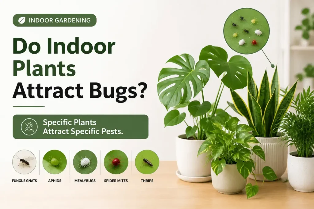 Do Indoor Plants Attract Bugs