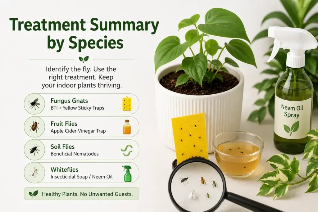 Small Flies in Indoor Plants: 7 Types and How to Get Rid of Them