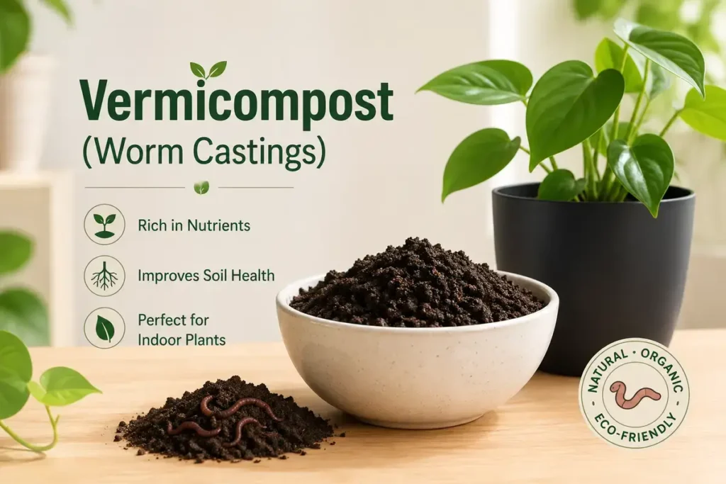 Compost for Indoor Plants Vermicompost (Worm Castings)