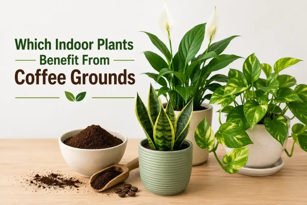 Coffee Grounds for Indoor Plants Which Indoor Plants Benefit From Coffee Grounds