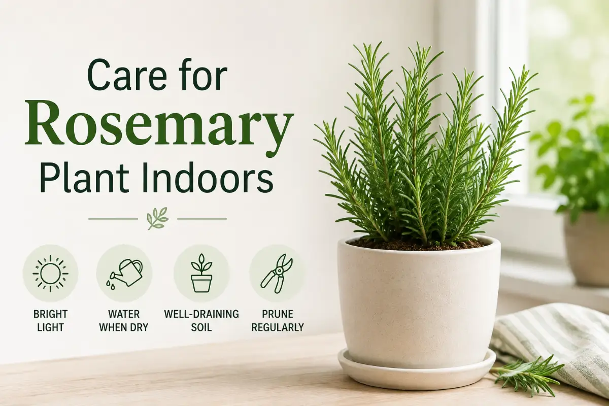Care for Rosemary Plant Indoors: 8 Proven Tips to Keep It Thriving
