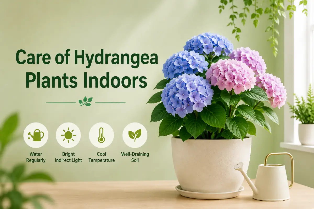 Care of Hydrangea Plants Indoors: 8 Steps to Keep Them Blooming