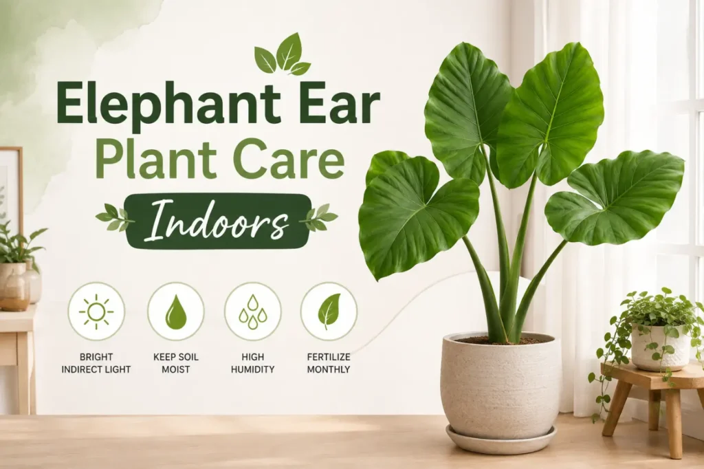 Elephant Ear Plant Care Indoors: 8 Steps to Massive Leaves