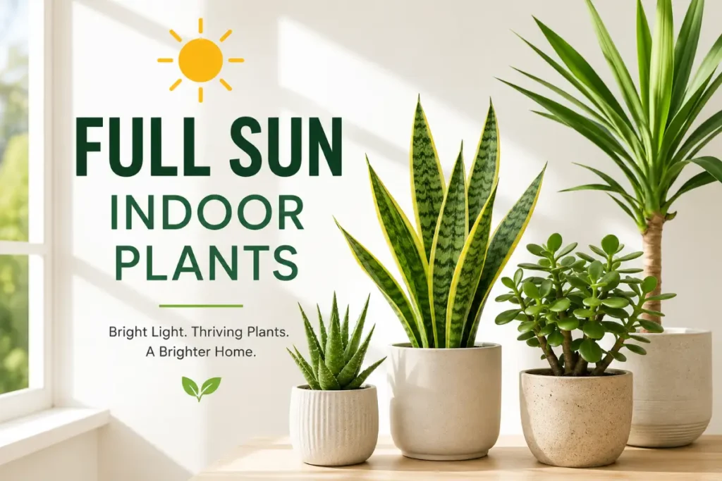 Full Sun Indoor Plants: 9 Best Picks for Your Sunniest Windows 2026