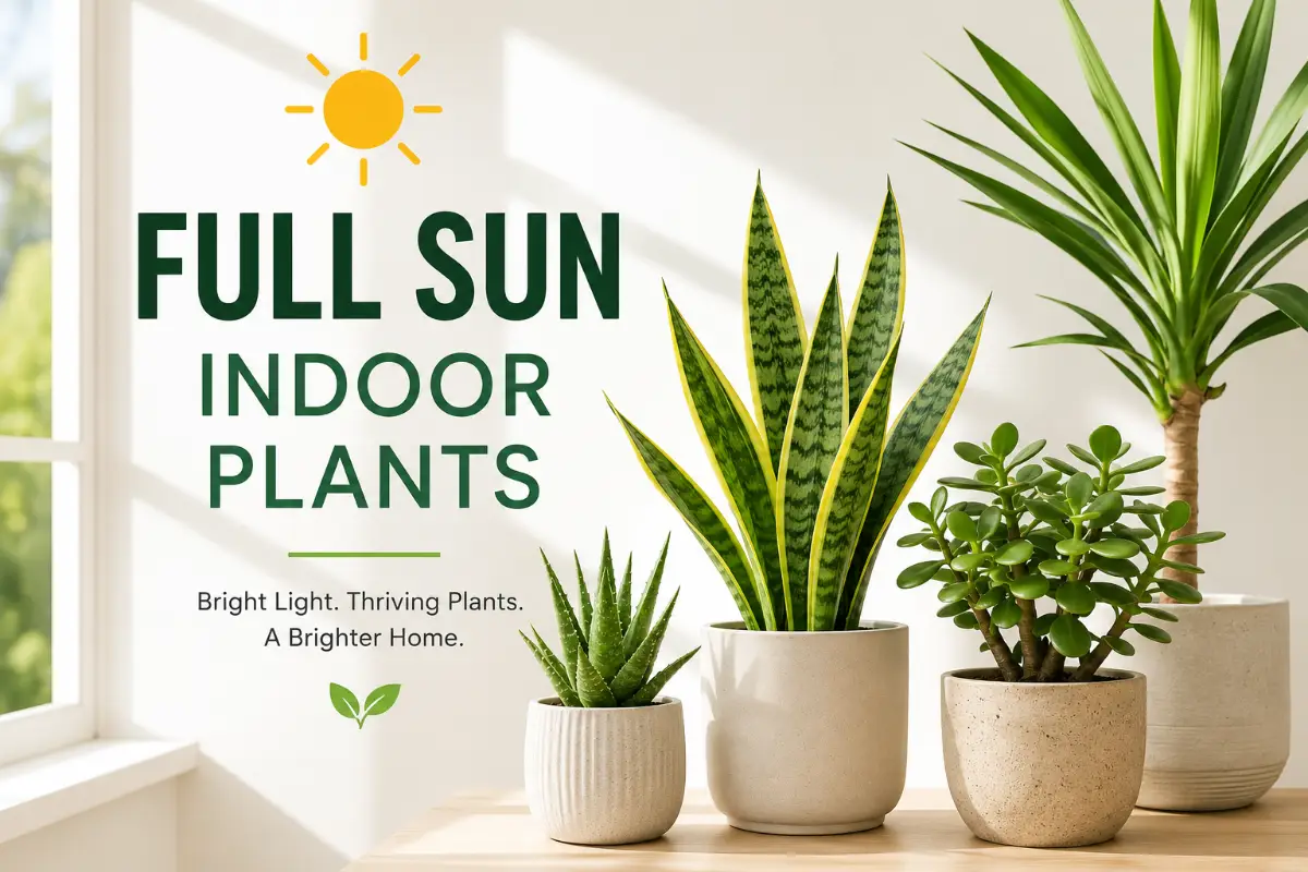 Full Sun Indoor Plants: 9 Best Picks for Your Sunniest Windows 2026