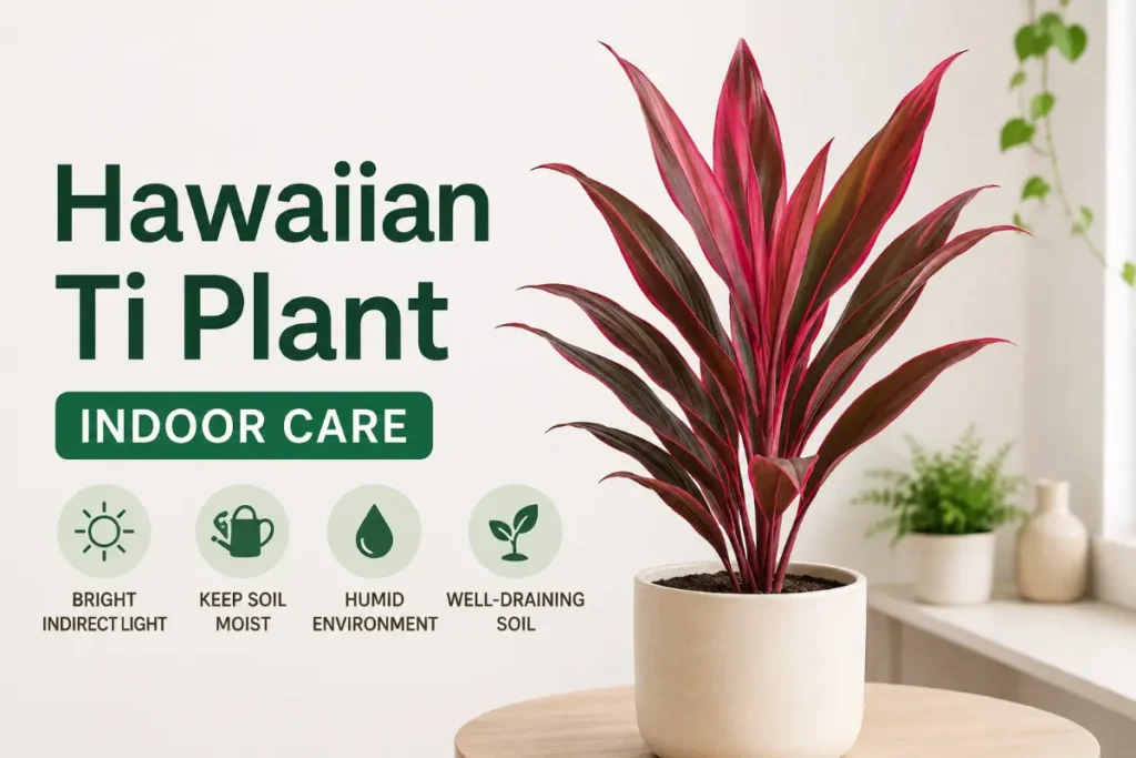 Hawaiian Ti Plant Indoor Care: 8 Steps to Keep It Bold and Colorful