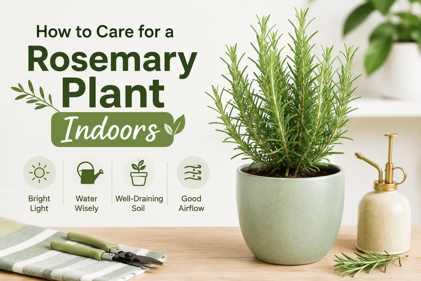 How to Care for a Rosemary Plant Indoors: 8 Steps to Keep It Alive