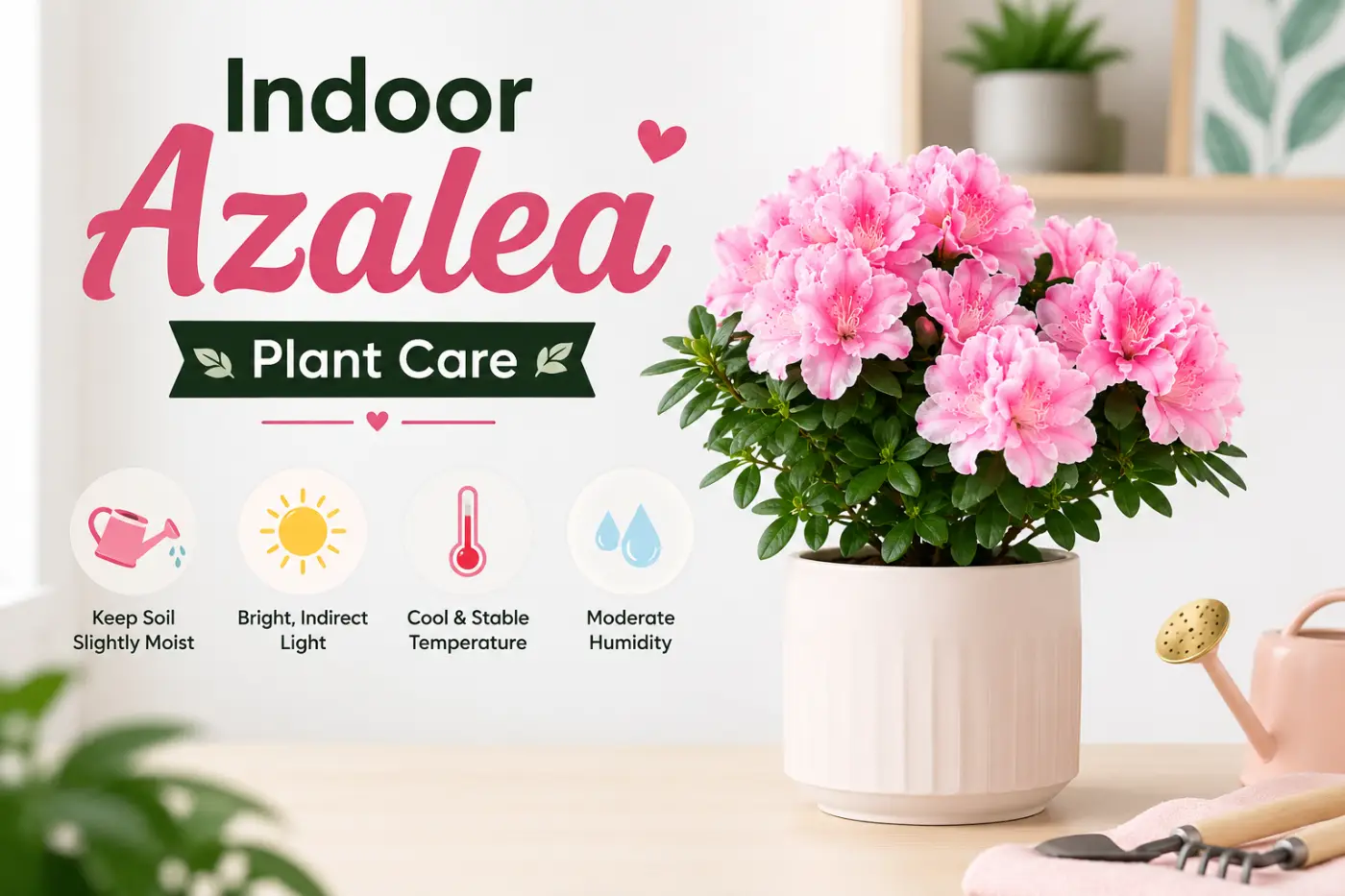 Indoor Azalea Plant Care: 8 Steps to Keep It Blooming Year After Year
