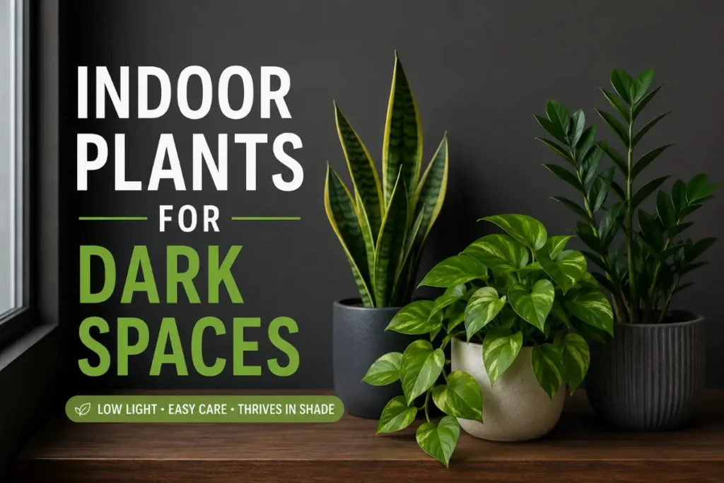 Indoor Plants for Dark Spaces: 11 Easy Picks for Dim Rooms (2026)