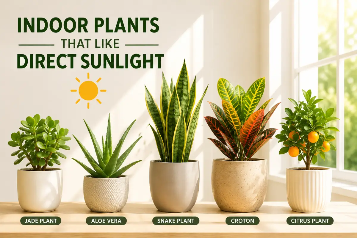 Indoor Plants That Like Direct Sunlight: 11 Sun-Loving Choices (2026)