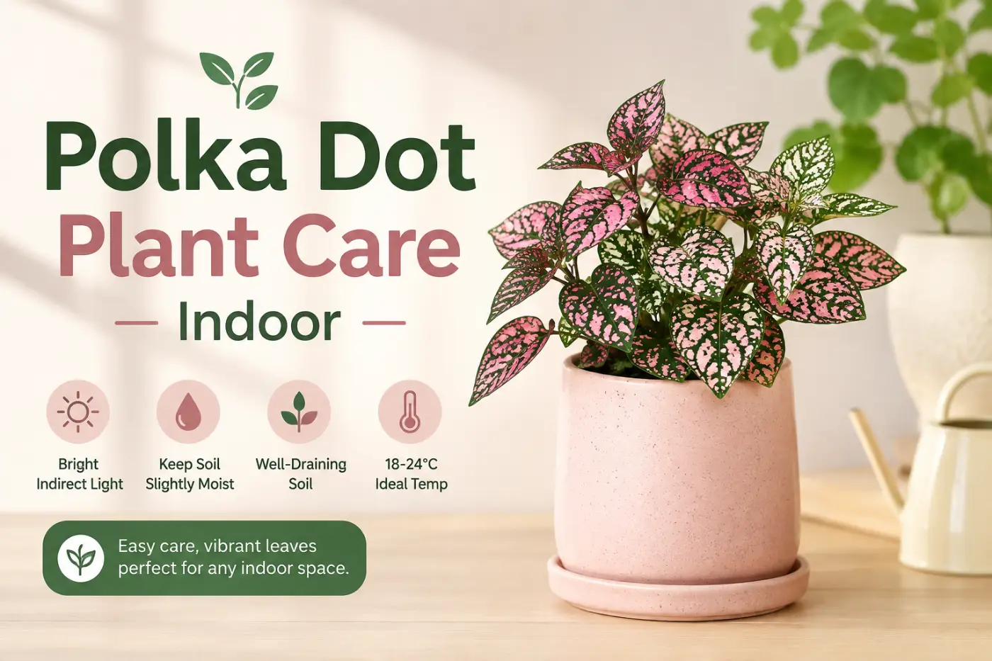 Polka Dot Plant Care Indoor: 7 Steps to Keep It Colorful and Bushy