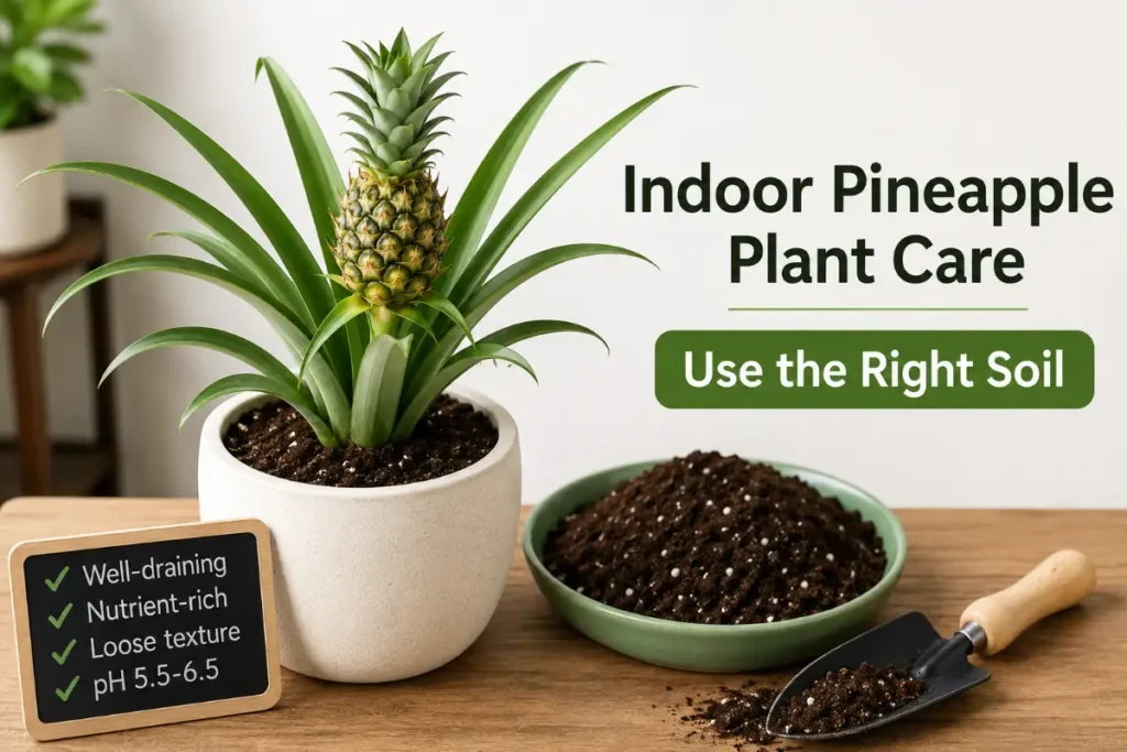 Indoor Pineapple Plant Care Use the Right Soil