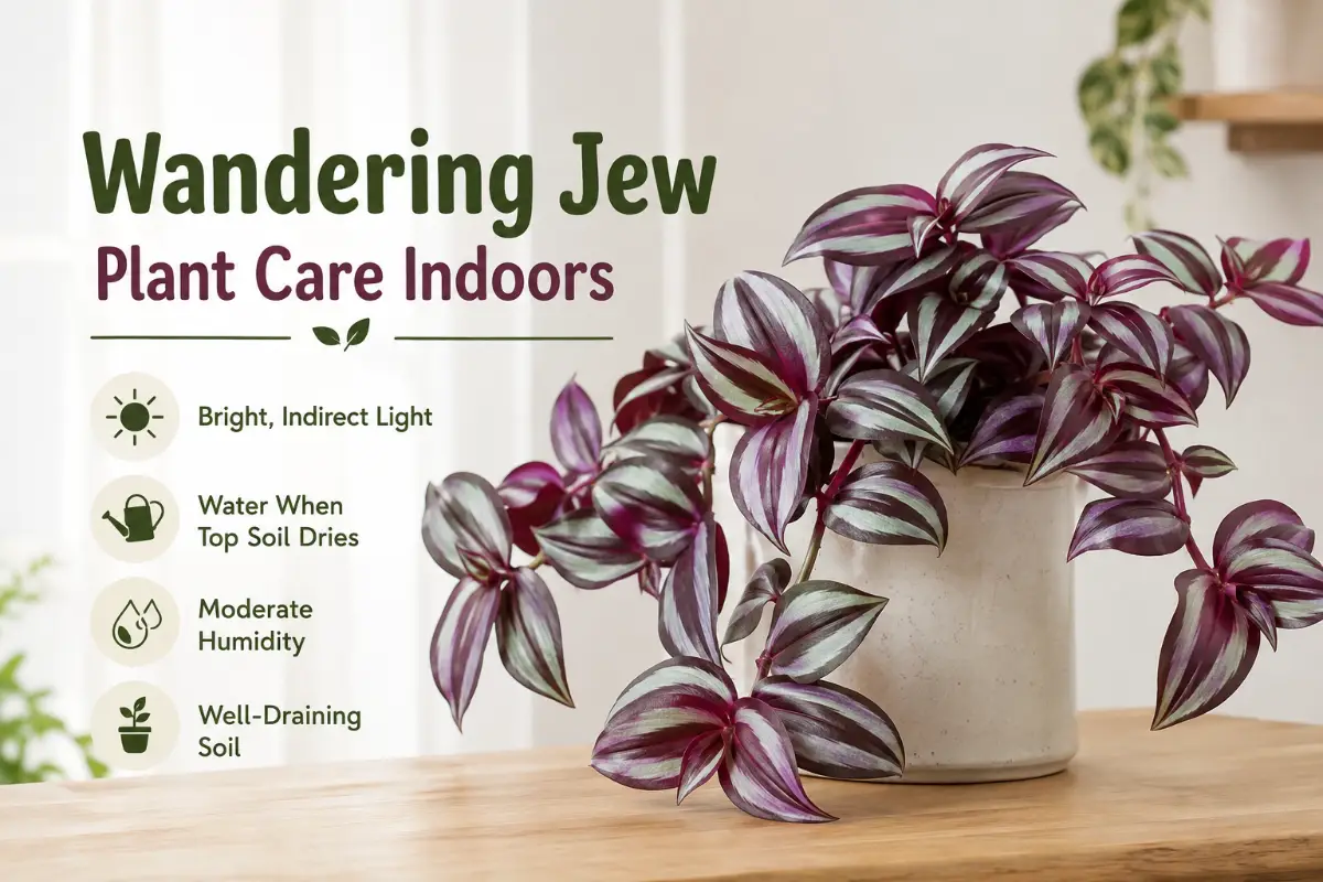 Wandering Jew Plant Care Indoors: 7 Steps to Lush Trailing Vines