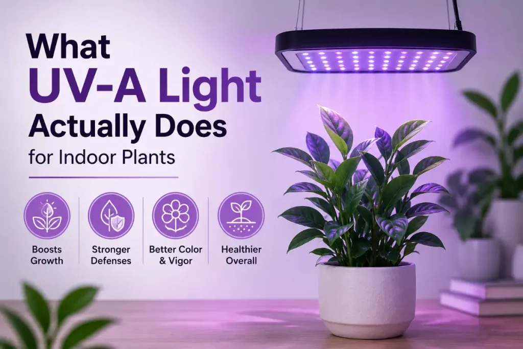 UV Light for Plants Indoor: What UV-A Light Actually Does for Indoor Plants