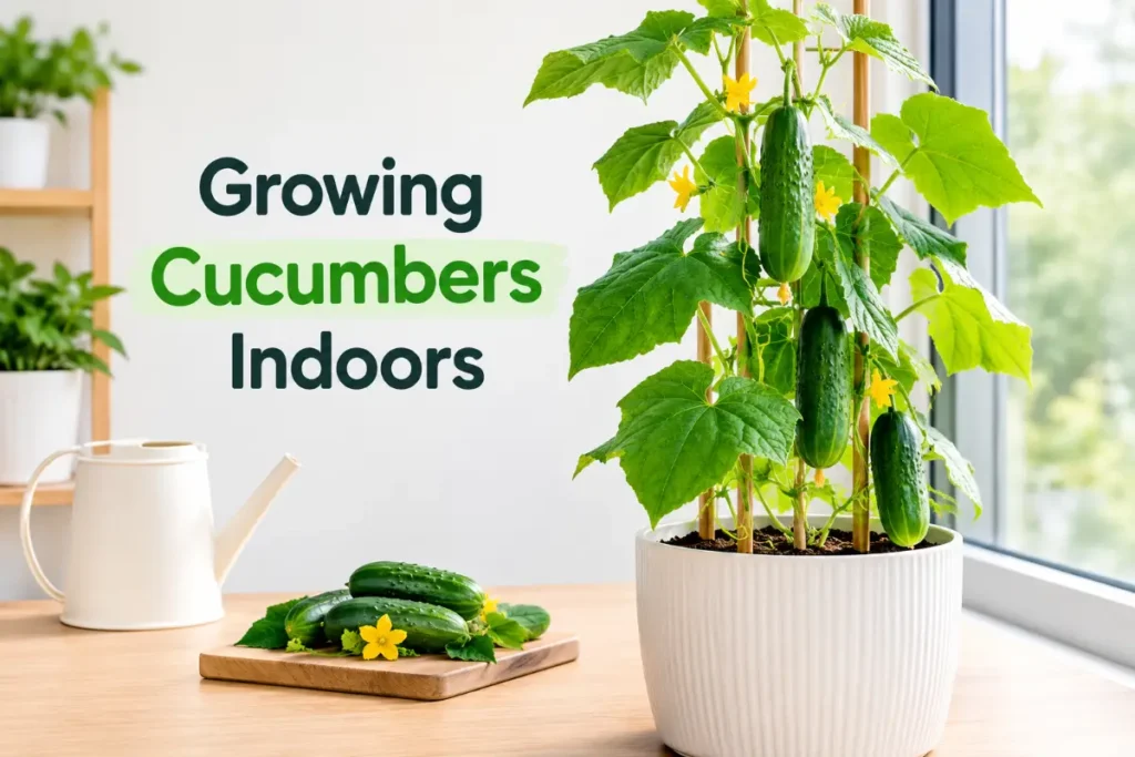 Growing Cucumbers Indoors: 7 Steps to a Surprising Kitchen Harvest