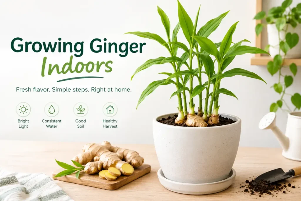 Growing Ginger Indoors: 7 Steps to Fresh Ginger Root Year-Round