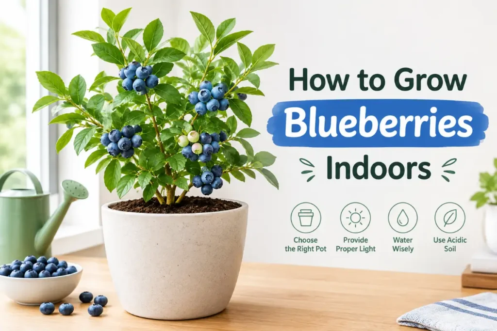 How to Grow Blueberries Indoors: 7 Steps to Fresh Berries at Home