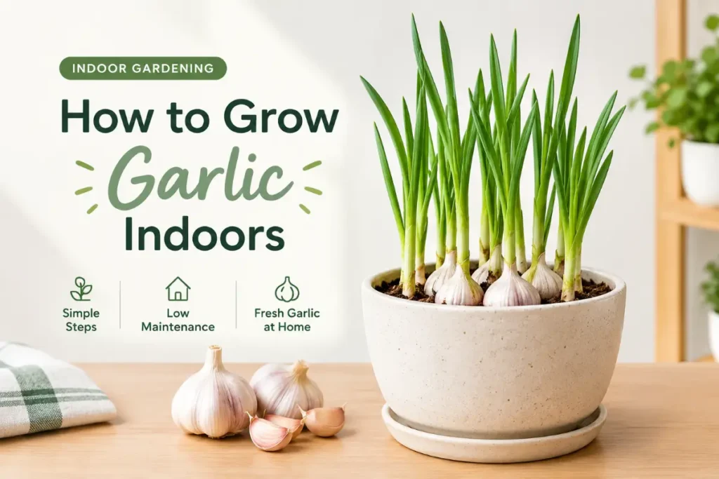 How to Grow Garlic Indoors: 7 Steps to Fresh Greens and Bulbs