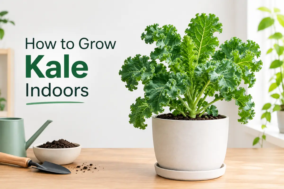 How to Grow Kale Indoors: 7 Steps to Continuous Superfood Harvests