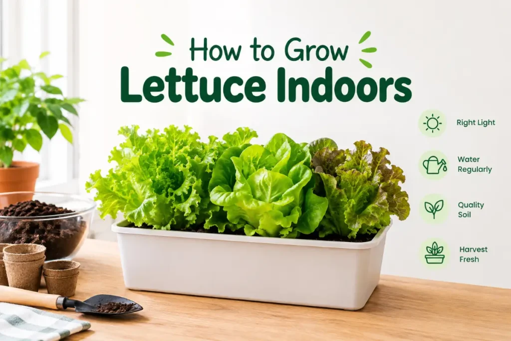How to Grow Lettuce Indoors: 7 Steps to Endless Salad Greens