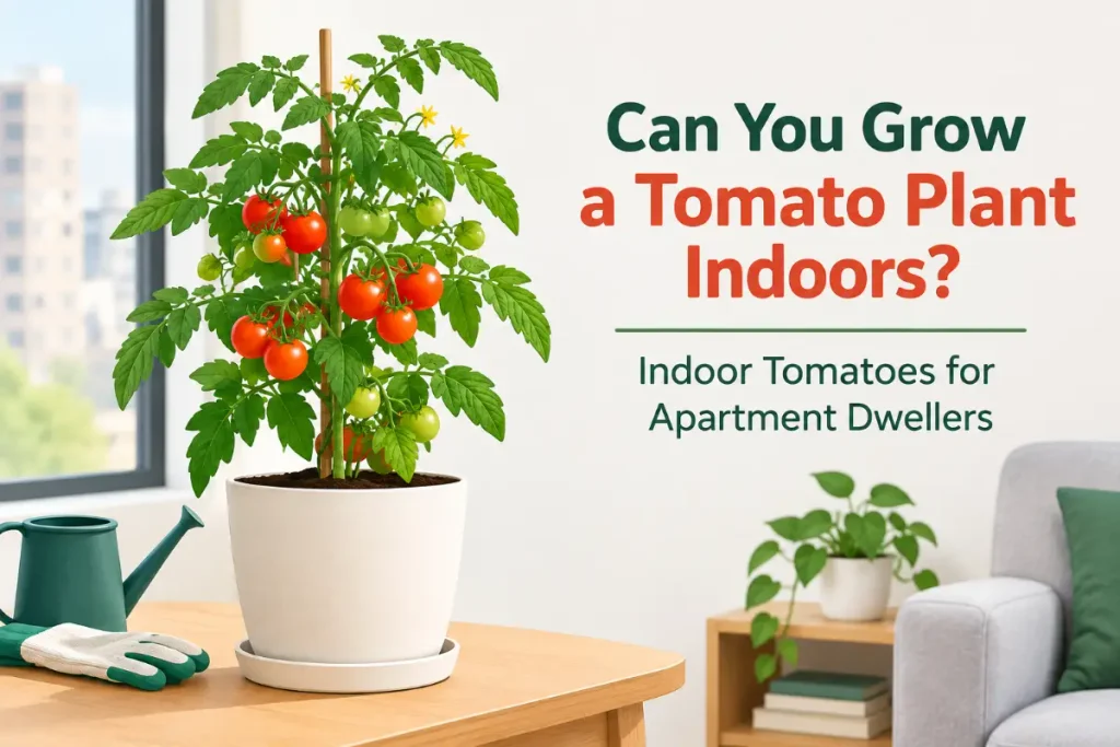 Can you grow a tomato plant indoors? Tips for indoor tomatoes for apartment dwellers