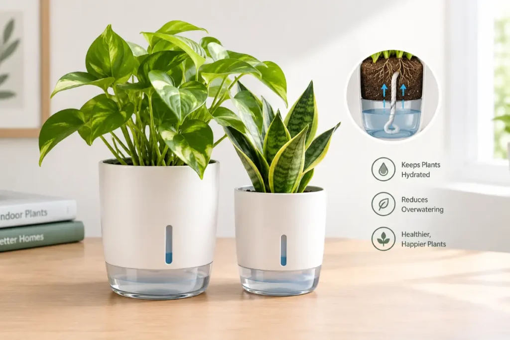 Self-Watering Pots for Indoor Plants: Do They Actually Work in 2026?