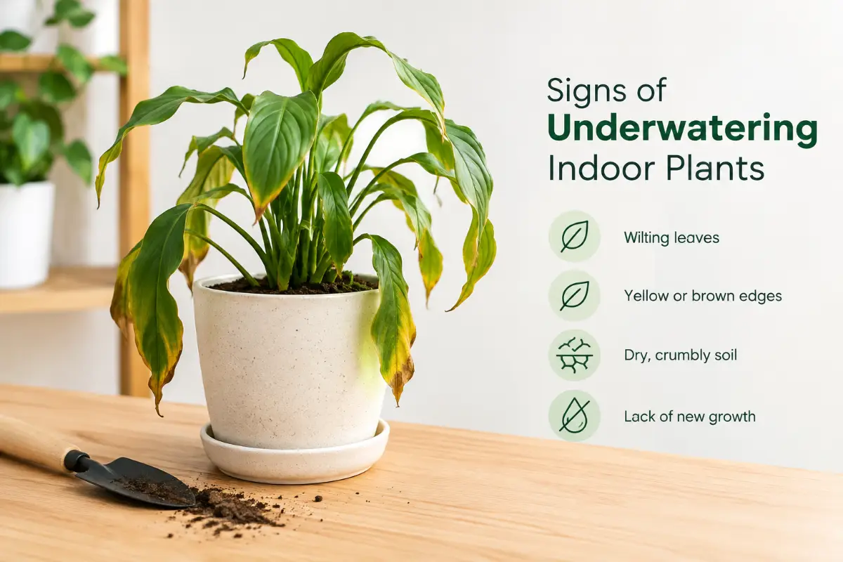 Underwatering Indoor Plants: Signs, Fixes, and How to Do Better