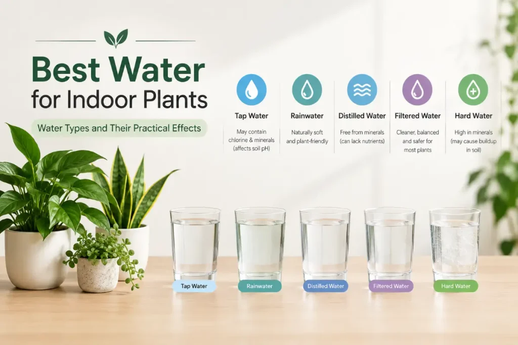 Best Water for Indoor Plants: Comparing Water Types and Their Practical Effects