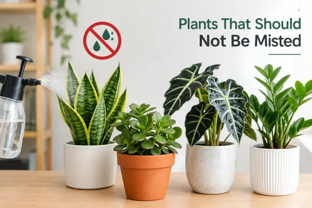 Misting Indoor Plants: Plants That Should Not Be Misted
